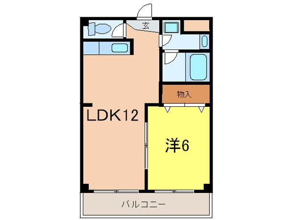 ハイヒル愛宕山の物件間取画像